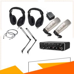 חבילת פודקאסט זוגית Behringer Podcast 202