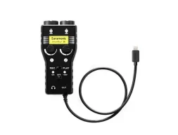מתאם מיקרופון לאייפון כניסה כפולה Saramonic Smartrig+DI