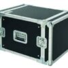 מארז עץ FLIGHT CASE 8U מקצועי ‏45cm