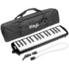 מלודיקה בצבע שחור Stagg Melodica 32