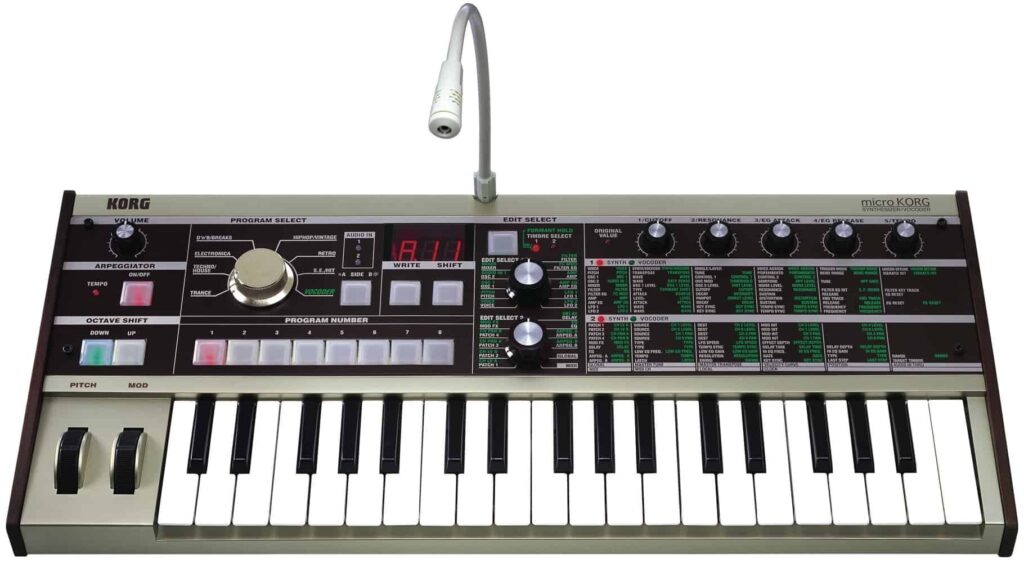 סינת׳יסייזר ווקודר KORG Microkorg - לבמה ציוד הגברה ותאורה בע״מ