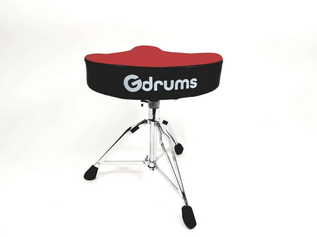 כיסא מתופף מושב אופנוע Gdrums GTBIKE-RD - לבמה ציוד הגברה ותאורה בע״מ