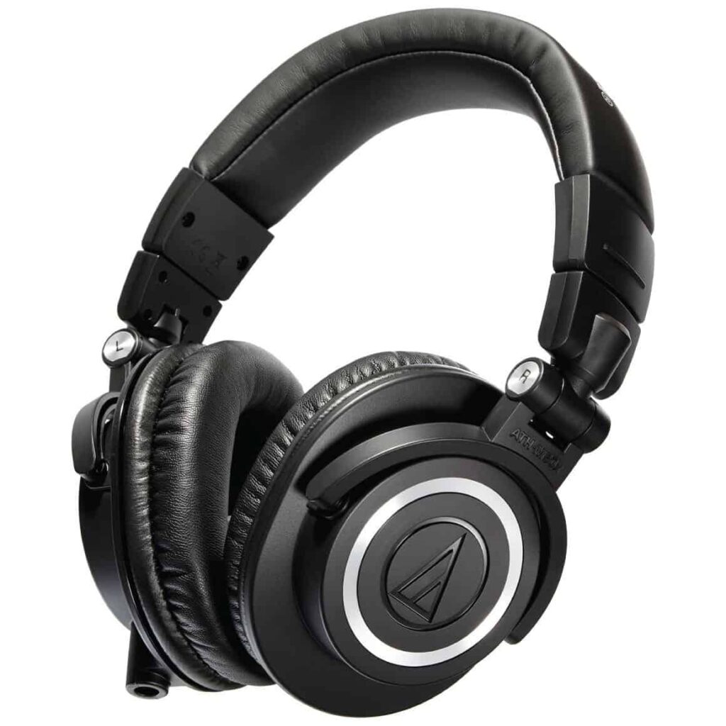 אוזניות מוניטור מקצועיות Audio Technica ATH-M50X - לבמה ציוד הגברה ותאורה בע״מ