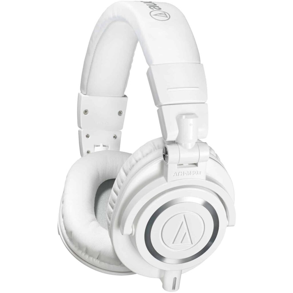 אוזניות מוניטור מקצועיות Audio Technica ATH-M50XWH - לבמה ציוד הגברה ותאורה בע״מ