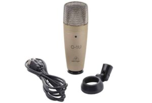 מיקרופון קונדנסר בחיבור Behringer C-1U USB לבמה ציוד הגברה ואולפן
