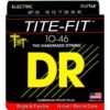 מיתרים לגיטרה חשמלית DR Strings TITE-FIT MT-10 10-46