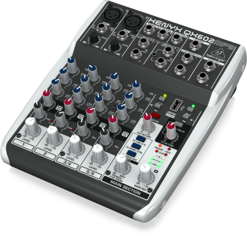 מיקסר - Behringer QX602MP3 לבמה ציוד הגברה ותאורה