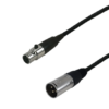 כבל 3 מ' CABLETEK XLR F - MINI XLR