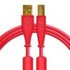 כבל אדום   DJ TECHTOOLS CHROMA CABLE USB-C TO B RED