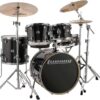 מערכת תופים כולל סטנדים LUDWIG Evolution Black Sparkle