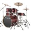 מערכת תופים כולל סטנדים LUDWIG Evolution Red Sparkle