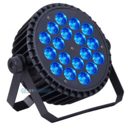 פנס לד 18*10 אלומיניום, Apextone RGBWW