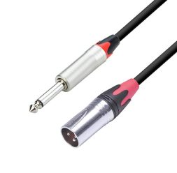כבל XLR זכר ל-PL מונו אורך 3מ' ABC CABLS