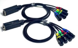 מולטי כבל הרחבה 4 ערוצים DMX סט 2יח' ABC CABLES T4M/TFM-NE8