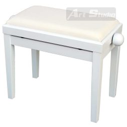 כיסא פסנתר לבן BTS PB 02 TOKAI