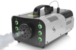 מכונת עשן 1200W עם תאורה, שליטת DMX ושלט אלחוטי SHADOW LAD178