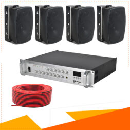 מערכת הגברה לעסק או לבית Polman Sound system Pack1