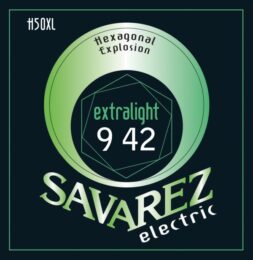 סט מיתרים לגיטרה חשמלית 9-42 Savarez Hexagonal explosion