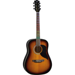 גיטרה אקוסטית EKO - Ranger 6 Brown Sunburst
