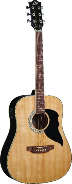גיטרה אקוסטית מוגברת EKO - Ranger VI VR Eq Natural Top Stained