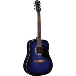 גיטרה אקוסטית כחולה EKO - Ranger 6 Blue Sunburst