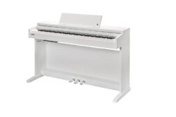 פסנתר חשמלי לבן נייח כולל כיסא Kurzweil M215