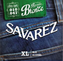 סט מיתרים לגיטרה אקוסטית Savarez Acuostic Bronze 10-47