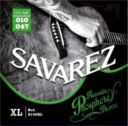 סט מיתרים לגיטרה אקוסטית 10-47 Savarez Phosphore Bronze