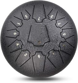 תוף לשוניות 12" כולל תיק מרופד ומקלות KOALA YWPD-1213A GREY