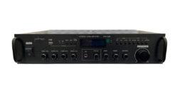 מגבר 4 אזורים עם 8 יציאות בהספק של 1200W כולל מיקסר משולב Polman PRO1200