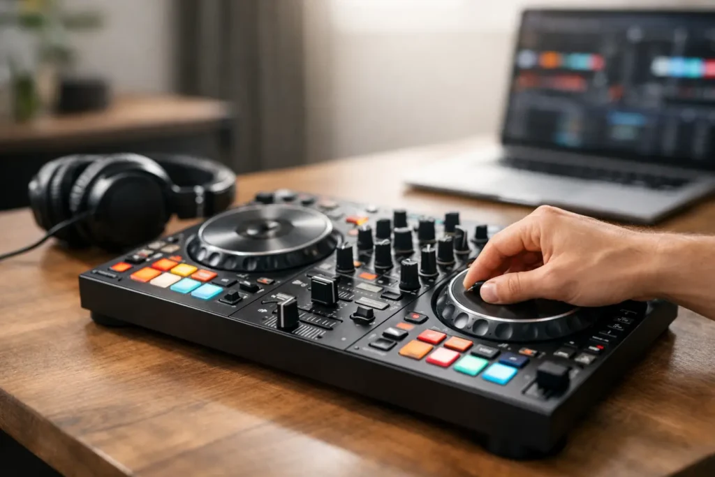 איך לבחור קונטרולר DJ למתחילים
