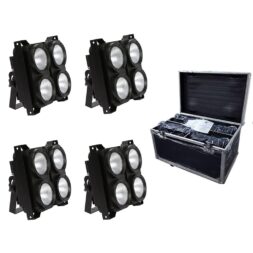קייס עם גלגלים ל4 יחידות פנס פור לייט SL-104 SHADOW