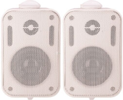 זוג רמקולים מוגברים 5" צבע לבן דגם POLMAN PULSE2520