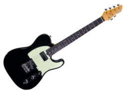 גיטרה חשמלית שחורה EKO guitars TERO V-NOS black
