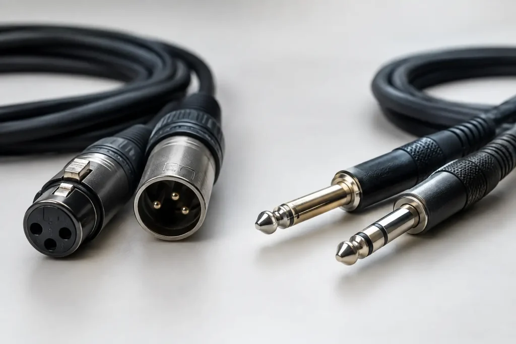 כבלי XLR מול PL ואיך לבחור את החיבור הנכון