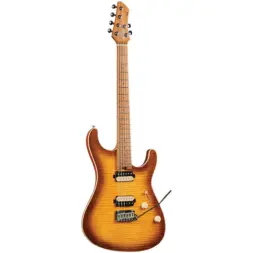 גיטרה חשמלית EKO Fire 401 Aurora Flamed Amber Burst